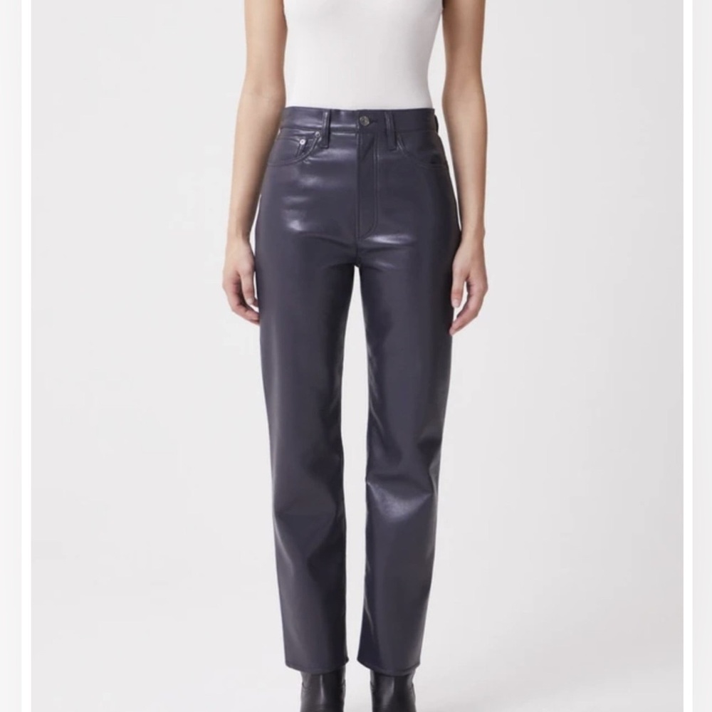 AGOLDE - Recycled Leather 90’s Pinch Waist